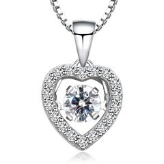 Dancing Dream 925 Sterling Silver Women Necklace with Swarovski Crystal, Gifts Ideas for Nana