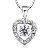Dancing Dream 925 Sterling Silver Women Necklace with Swarovski Crystal, Gifts Ideas for Nana