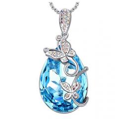 661273201466 Butterfly Teardrop Necklace