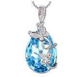 661273201466 Butterfly Teardrop Necklace